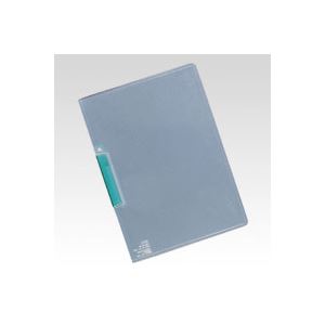 （業務用セット） クリップインファイル A4判タテ型（クリップスケルトンカラー） SSS-115-30 グリーン 1冊入 【×20セット】