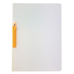 （業務用セット） クリップインファイル A4判タテ型 SSS-105-51 オレンジ 1冊入 【×20セット】