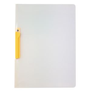 （業務用セット） クリップインファイル A4判タテ型 SSS-105-50 イエロー 1冊入 【×20セット】