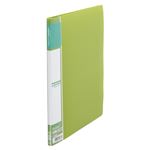 （業務用セット） u green クリヤーファイルA4 リーズナブル A4判タテ型（10ポケット） CR-CFL10-G 緑 1冊入 【×10セット】
