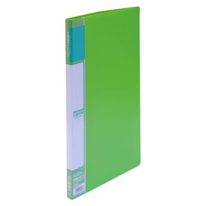 （業務用セット） u green クリヤーファイルA4 リーズナブル A4判タテ型（20ポケット） CR-CFL20-G 緑 1冊入 【×10セット】