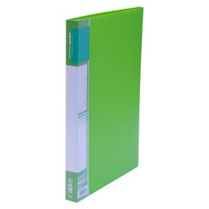 （業務用セット） u green クリヤーファイルA4 リーズナブル A4判タテ型（40ポケット） CR-CFL40-G 緑 1冊入 【×10セット】