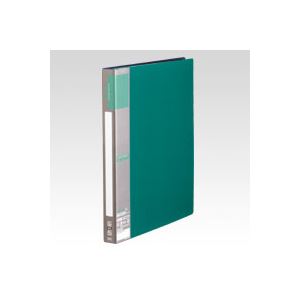 （業務用セット） u green クリヤーファイルA4 A4判タテ型（10ポケット） CR-CFR10-G 緑 1冊入 【×10セット】