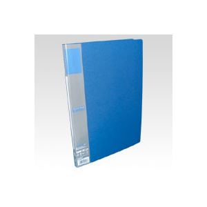 （業務用セット） u green クリヤーファイルA4 A4判タテ型（20ポケット） CR-CFR20-BL 青 1冊入 【×10セット】