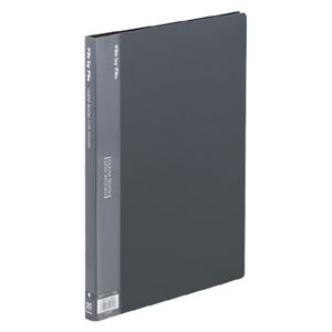 （業務用セット） ビュートンジャパン クリヤーブック A4判タテ型（20ポケット） BCB-A4-20DG ダークグレー 1冊入 【×10セット】