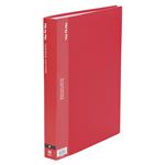 （業務用セット） ビュートンジャパン クリヤーブック A4判タテ型（60ポケット） BCB-A4-60R レッド 1冊入 【×3セット】