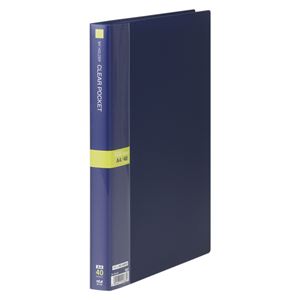 （業務用セット） テージー マイホルダー A4判タテ型（40ポケット） M-1444-30 ネイビー 1冊入 【×5セット】