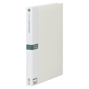 （業務用セット） テージー マイホルダー A4判タテ型（40ポケット） M-1444-31 アイボリー 1冊入 【×5セット】