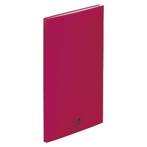 （業務用セット） リヒトラブ AQUA DROPs クリヤーブック A4判タテ型（20ポケット） N-5000-3 赤 1冊入 【×10セット】