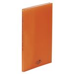 （業務用セット） リヒトラブ AQUA DROPs クリヤーブック A4判タテ型（20ポケット） N-5000-4 橙 1冊入 【×10セット】