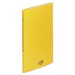 （業務用セット） リヒトラブ AQUA DROPs クリヤーブック A4判タテ型（20ポケット） N-5000-5 黄 1冊入 【×10セット】