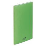 （業務用セット） リヒトラブ AQUA DROPs クリヤーブック A4判タテ型（20ポケット） N-5000-6 黄緑 1冊入 【×10セット】