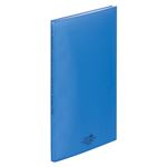 （業務用セット） リヒトラブ AQUA DROPs クリヤーブック A4判タテ型（20ポケット） N-5000-8 青 1冊入 【×10セット】