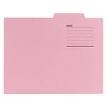 （業務用セット） スガタ 個別フォルダー 10枚入 A4判ヨコ型1山（マチ20mm） KFA4PK ピンク 【×5セット】