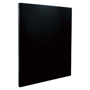 （業務用セット） クリヤーファイル 高透明 A4判タテ型（20ポケット） KP-2512-60 ブラック 1冊入 【×5セット】