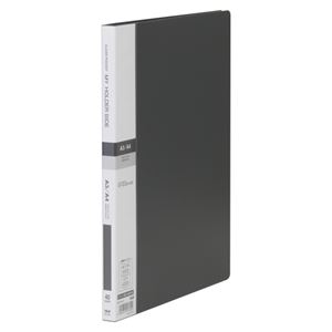 （業務用セット） テージー マイホルダーサイド A4判タテ型（40ポケット） MS-344-01 黒 1冊入 【×3セット】