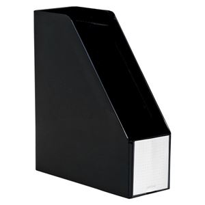 （業務用セット） アドワン ボックスファイル A4判タテ型（収納幅96mm） AD-2650-60 ブラック 1個入 【×5セット】