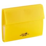 （業務用セット） リヒトラブ AQUA DROPs ポイントカードホルダー 20枚用 A-5012-5 黄 1冊入 【×5セット】