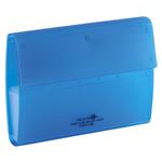 （業務用セット） リヒトラブ AQUA DROPs ポイントカードホルダー 20枚用 A-5012-8 青 1冊入 【×5セット】