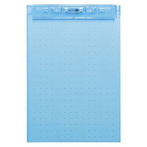 （業務用セット） リヒトラブ AQUA DROPs 超薄型クリップボード A4判タテ型 A-5067-8 青 1枚入 【×5セット】