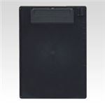 （業務用セット） オープン クリップボード 再生ABS樹脂製 A4判タテ型 CB-200-BK 黒 1枚入 【×5セット】