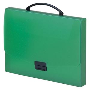 （業務用セット） リヒトラブ AQUA DROPs バッグ A4判 キャリングケース A-5005-7 緑 1冊入 【×3セット】