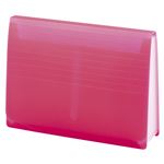 （業務用セット） リヒトラブ AQUA DROPs エクスパンディングファイル A4判7ポケット A-5050-3 赤 1冊入 【×3セット】