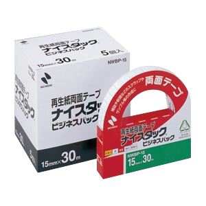 （業務用セット） ニチバン ナイスタック[R] ビジネスパック 30m長尺巻 5巻入 NWBP-15 【×2セット】
