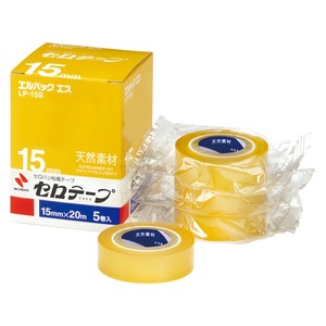 （業務用セット） ニチバン セロテープ[R] お得用包装 エルパック[R] エス （小巻）巻芯径25mm LP-15S 5巻入 【×3セット】