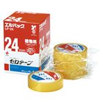 （業務用セット） ニチバン セロテープ[R] お得用包装 エルパック[R] （大巻）巻芯径76mm LP-24 6巻入 【×2セット】