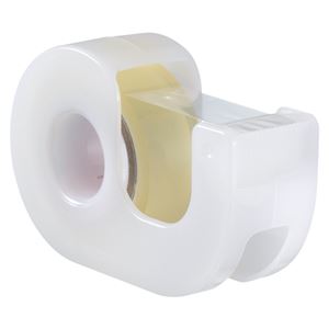 （業務用セット） ニチバン セロテープ[R]小巻カッターつき 巻芯径25mm CT-15DRW ホワイト 1個入 【×30セット】