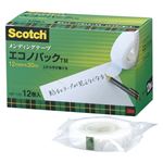 （業務用セット） 住友スリーエム スコッチ[R]メンディングテープ エコノパック[TM]製品 （小巻）巻芯径25mm MP-12S 12巻入 【×2セット】