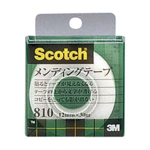 （業務用セット） 住友スリーエム スコッチ[R]メンディングテープ （小巻）巻芯径25mm 810-1-12C 1巻入 【×10セット】