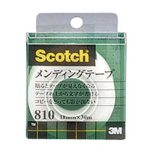 （業務用セット） 住友スリーエム スコッチ[R]メンディングテープ （小巻）巻芯径25mm 810-1-18C 1巻入 【×10セット】