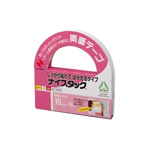 （業務用セット） ニチバン ナイスタック[R] しっかり貼れてはがせるタイプ NW-H10 1巻入 【×10セット】