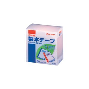 （業務用セット） ニチバン 製本テープ〈再生紙〉 50mm幅 BK-5033 パステルピンク 1巻入 【×3セット】