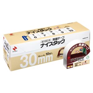 （業務用セット） ニチバン ナイスタック[R] 屋外掲示用 ブンボックス[TM] NWBB-N30 10巻入 【×2セット】