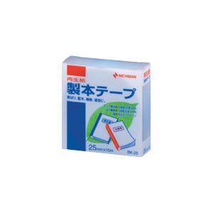 （業務用セット） ニチバン 製本テープ〈再生紙〉 25mm幅 BK-2532 パステルブルー 1巻入 【×5セット】
