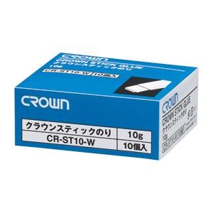 （業務用セット） クラウンスティックのり 10本入 CR-ST10-W×10 【×3セット】