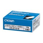 （業務用セット） クラウンスティックのり 10本入 CR-ST10-W×10 【×3セット】