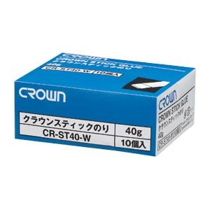 （業務用セット） クラウンスティックのり 10本入 CR-ST40-W×10 【×3セット】