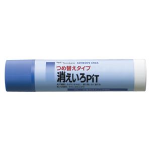 （業務用セット） トンボ鉛筆 スティックのり 詰め替え消えいろピット PT-NCR 1本入 【×10セット】