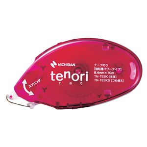 （業務用セット） ニチバン テープのり tenori[R] 強粘着パワータイプ幅8.4mm×長10m TN-TE8K 1個入 【×5セット】
