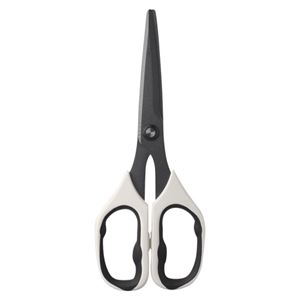 （業務用セット） ソニック メガサクプロ ハサミ フッ素コート CU-221-W 白 1丁入 【×5セット】