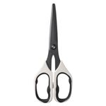 （業務用セット） ソニック メガサクプロ ハサミ フッ素コート CU-221-W 白 1丁入 【×5セット】