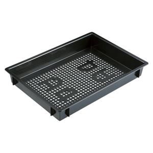 （業務用セット） サンセイ 万能トレー A4 黒 1個入 【×10セット】