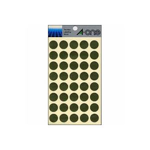 （業務用セット） エーワン カラーラベル 丸型15mm径 07031 金 1P8シート（320片）入 【×10セット】