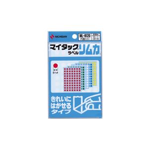 （業務用セット） ニチバン カラーラベル リムカ[R] 〈きれいにはがせるタイプ〉（混色） ML-R120（混色） 赤 青 白 緑 黄 1P入 【×10セット】