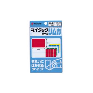 （業務用セット） ニチバン カラーラベル リムカ[R] 〈きれいにはがせるタイプ〉（混色） ML-R122（混色） 赤 青 白 緑 黄 1P入 【×10セット】
