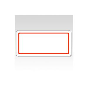 （業務用セット） ニチバン マイタック[R] ラベル 一般用 枠付きラベル ML-109 赤枠 1P入 【×10セット】